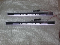 Накладки на пороги Premium Line для Toyota Land Cruiser LC200 2007-2015