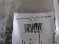 Дефлектор капота (Мухобойка) на HYUNDAI ELANTRA V 2011г+