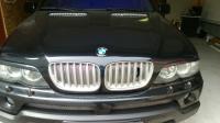 Реснички на фары BMW X5 E53 2004-2007 Накладки на фары