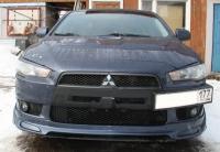 Подиум под номер с заходом на решетку Lancer 10 X дорестайлинг