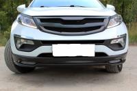 Тюнинг обвес губа переднего бампера KIA Sportage 2010 - 2015