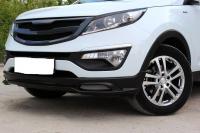 Тюнинг обвес губа переднего бампера KIA Sportage 2010 - 2015
