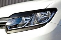 Накладки на передние фары реснички Renault Logan 2014+