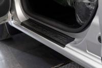 Накладки на внутренние пороги дверей Renault Logan 2014+