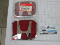 Красная эмблема H 135x111 мм для автомобилей Honda 75701-SLJ-003