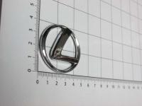 Эмблема шильдик логотип Lexus с клеевой основой 43х38 мм
