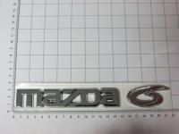 Эмблема шильдик Mazda 6 на багажник большая 210 х 37 м