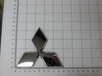 Эмблема шильдик логотип Mitsubishi на багажник, решетку 100 х 89 мм