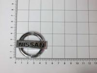 Эмблема шильдик логотип Nissan на руль 50 х 44 мм