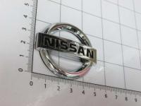 Эмблема шильдик логотип Nissan на руль 50 х 44 мм