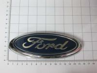 Эмблема шильдик логотип Ford на багажник с креплением 148 х 60 мм