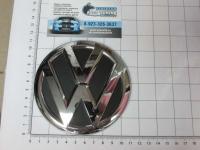 Эмблема шильдик логотип Volkswagen на багажник 110 мм 5ND853631
