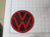 Эмблема шильдик логотип Volkswagen на решетку 120 мм 1T0853630A