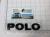 Эмблема шильдик на багажник POLO BLACK 130*25