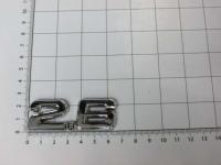 Эмблема шильдик 2.6 на багажник Audi 65*23