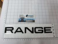Надпись на капот или багажник Range Rover черная 475*30 мм