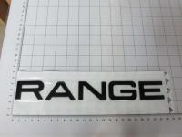 Надпись на капот или багажник Range Rover черная 475*30 мм