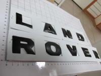 Надпись на капот или багажник Land Rover черная 475*30 мм (бол. буквы)