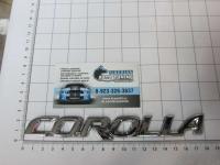 Эмблема шильдик на багажник Corolla хром 180*22 мм