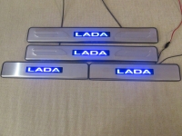 Светодиодные накладки на пороги Lada 2110/2112
