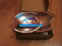 Хромированные чашечки под ручки Nissan Qashqai 2007-2013