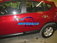 Хромированные чашечки под ручки Nissan Qashqai 2007-2013