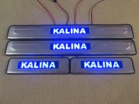 Светодиодные накладки на пороги Lada Kalina